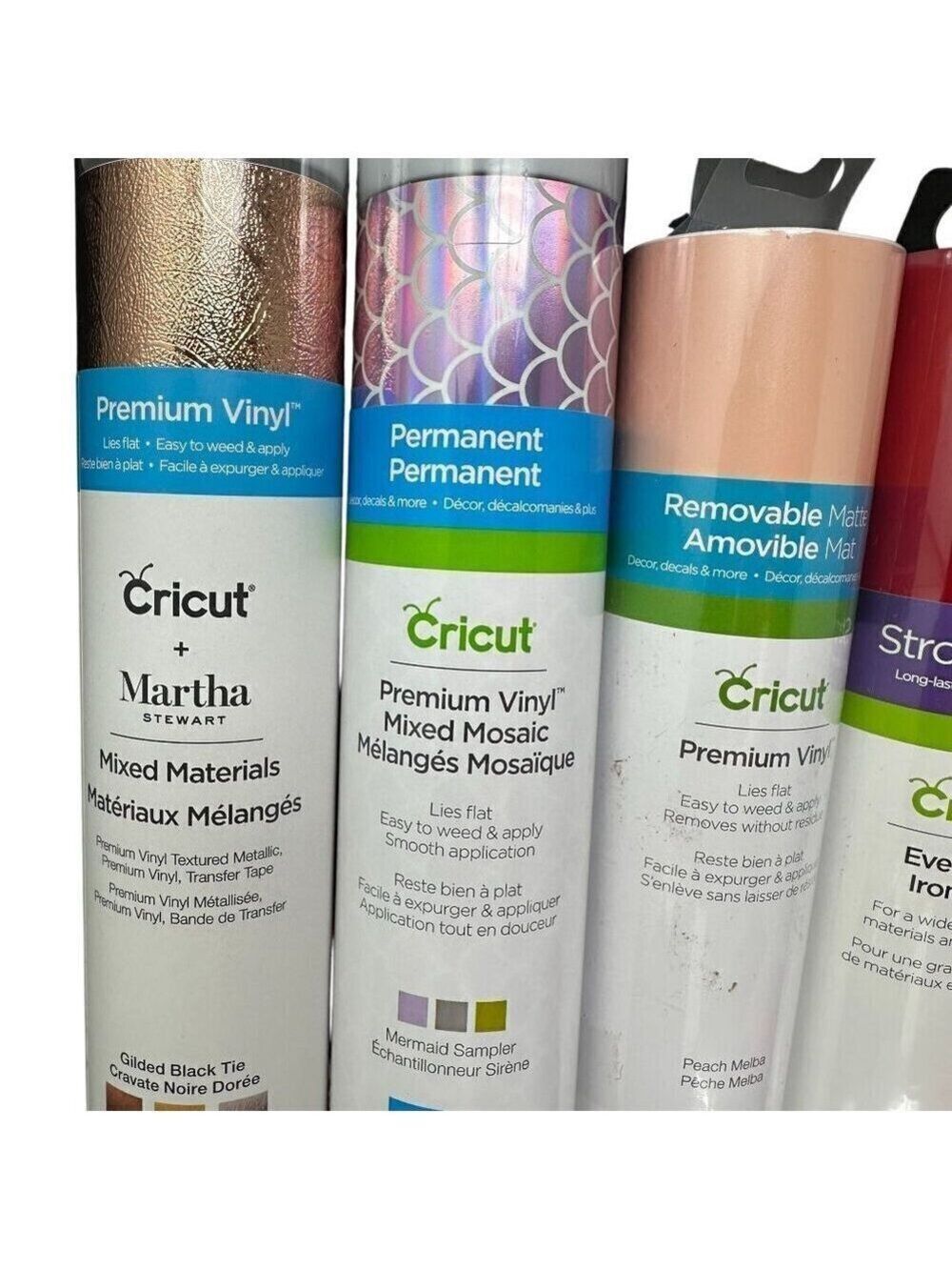Cricut Sampler Craft Lot Vinyl Accessories HTV Cards Bundle Gift Starter Set New - Picture 2 of 11